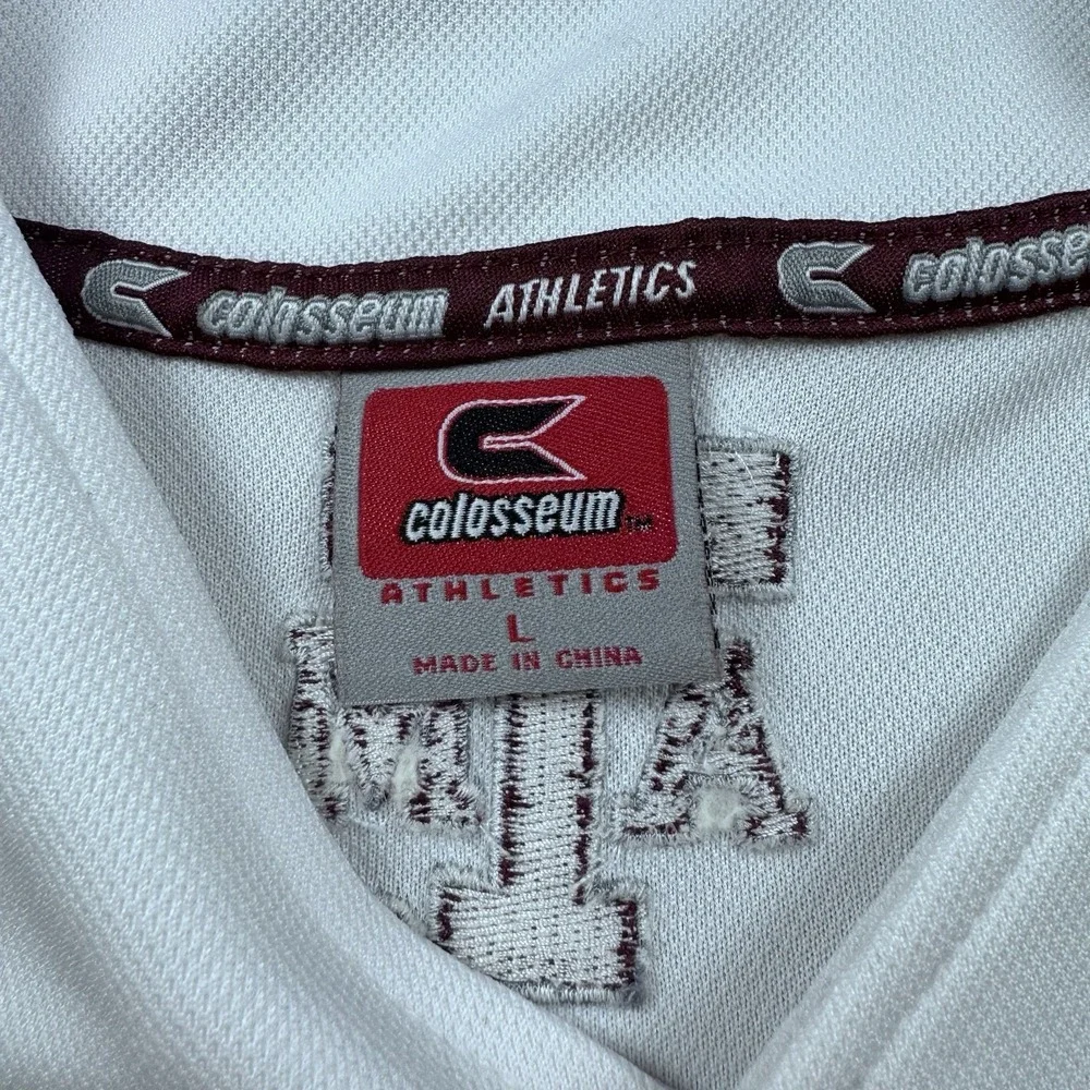 Vintage Colosseum Texas A&M‎ Jersey Kid L Aggies Baseball Sports Button